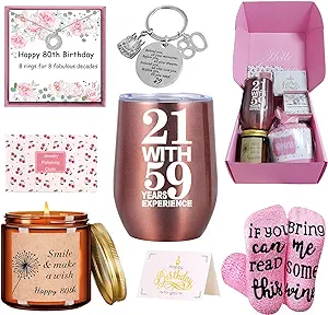 Photo 1 of 80th Birthday Gifts for Women, Fabulous Funny Happy Birthday Gift for Grandma, Best Friends, Mom, Sister, Wife, Aunt Turning 80 Years Old, 80th Bday Gifts Women