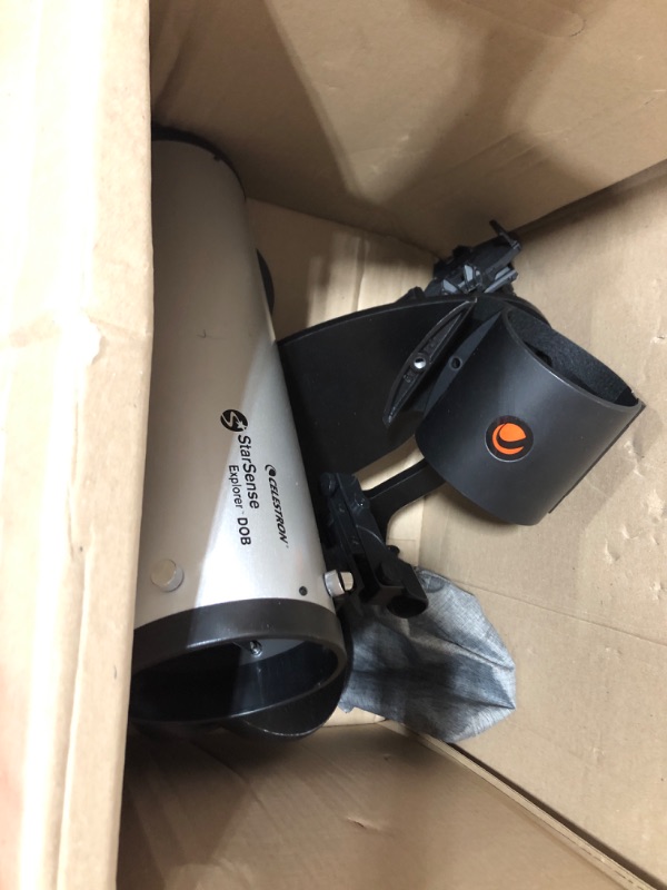 Photo 2 of Celestron – StarSense Explorer 114mm Tabletop Dobsonian Smartphone App-Enabled Telescope – Works with StarSense App to Help You Find Nebulae, Planets & More – iPhone/Android Compatible