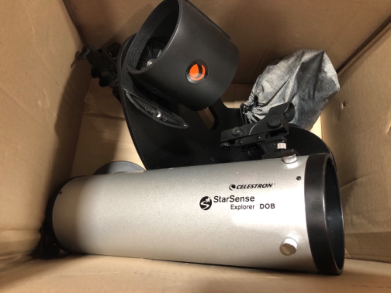 Photo 3 of Celestron – StarSense Explorer 114mm Tabletop Dobsonian Smartphone App-Enabled Telescope – Works with StarSense App to Help You Find Nebulae, Planets & More – iPhone/Android Compatible