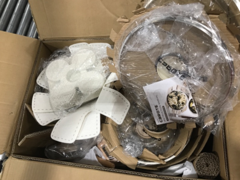 Photo 1 of CAROTE 21Pcs Pots and Pans Set, Nonstick Cookware Sets, White Granite Induction Cookware Non Stick Cooking Set w/Frying Pans & Saucepans(PFOS, PFOA Free) Cream White 21 Piece