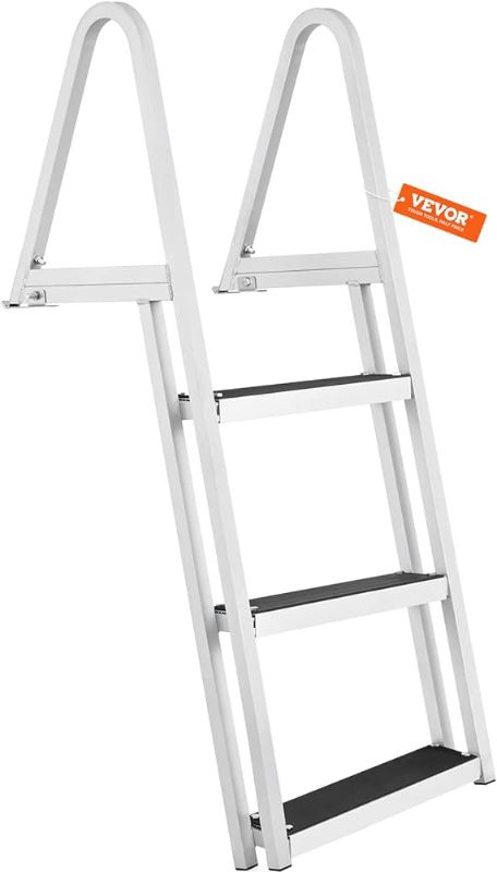 Photo 1 of VEVOR Dock Ladder Removable Large Load Capacity Aluminum Ladder