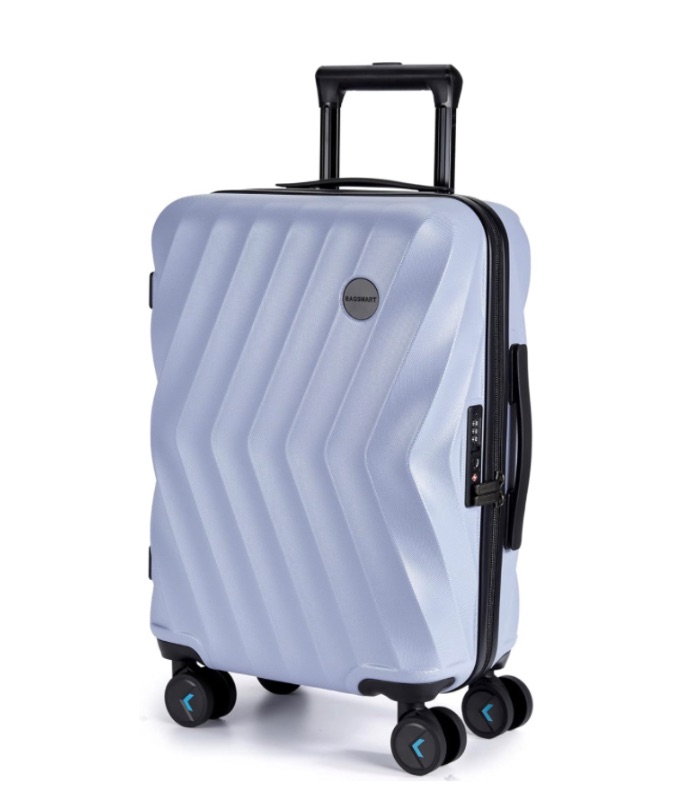 Photo 1 of BAGSMART Carry On Luggage, PC Hardside Travel Suitcase 22x14 with Spinner Wheels