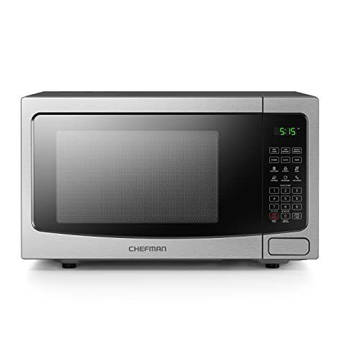 Photo 1 of Chefman Countertop Microwave Oven 1.1 Cu. Ft. Digital Stainless Steel