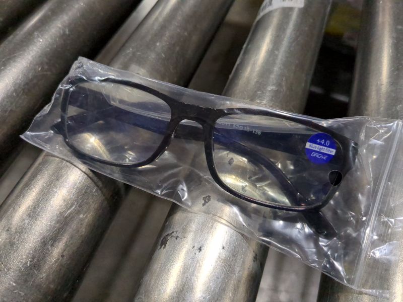 Photo 1 of +4.0 READING GLASSES, BLUE LIGHT FILTER 