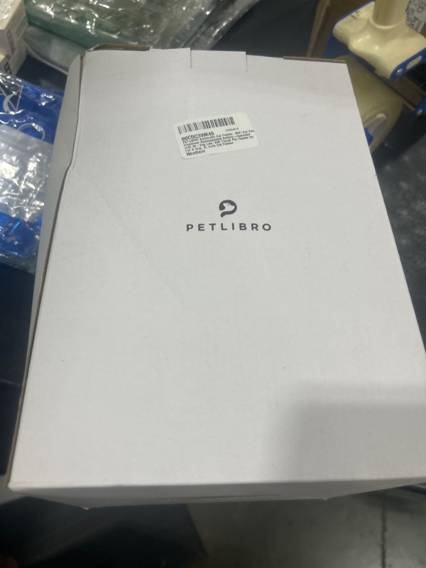 Photo 1 of PETLIBRO Automatic Cat Feeder, Wi-Fi Rechargeable Cat Food Dispenser Battery-Operated with 30-Day Life, AIR 2.4G Wi-Fi Timed Pet Feeder for Cat & Dog, 2L Auto Cat Feeder, Black 2L Black