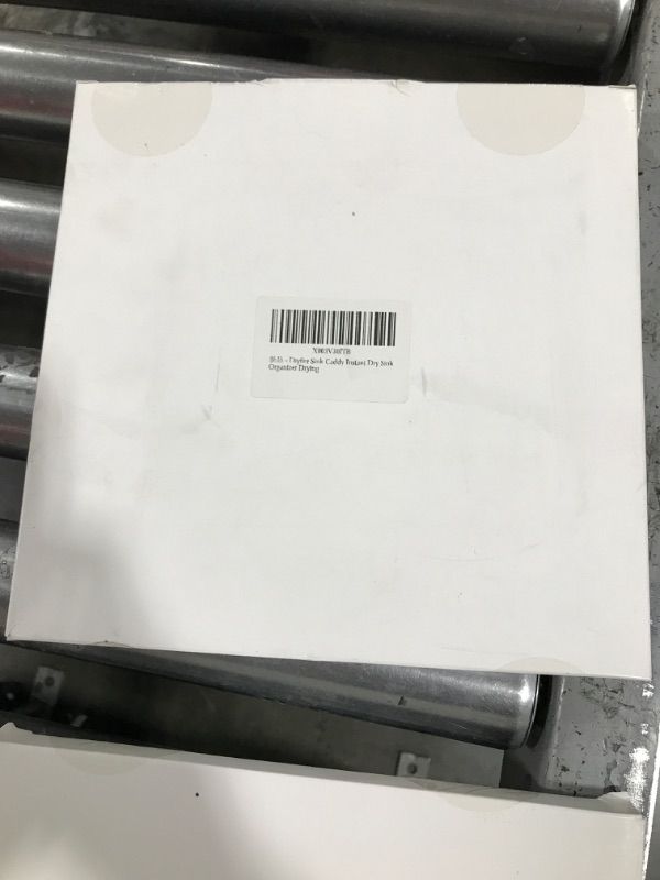 Photo 1 of Sink Caddy Instant Dry Sink Organizer Drying Stone for Kitchen Counter Diatomaceous Water Absorbing Stone Fast Drying Stone Sink Tray for Cups, Sponge Holder in Kitchen, Bathroom, Grey Grey 7.9"×7.9"