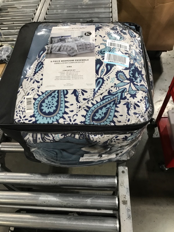Photo 1 of Modern Threads Karina 8-pc. Midweight Embellished Comforter Set