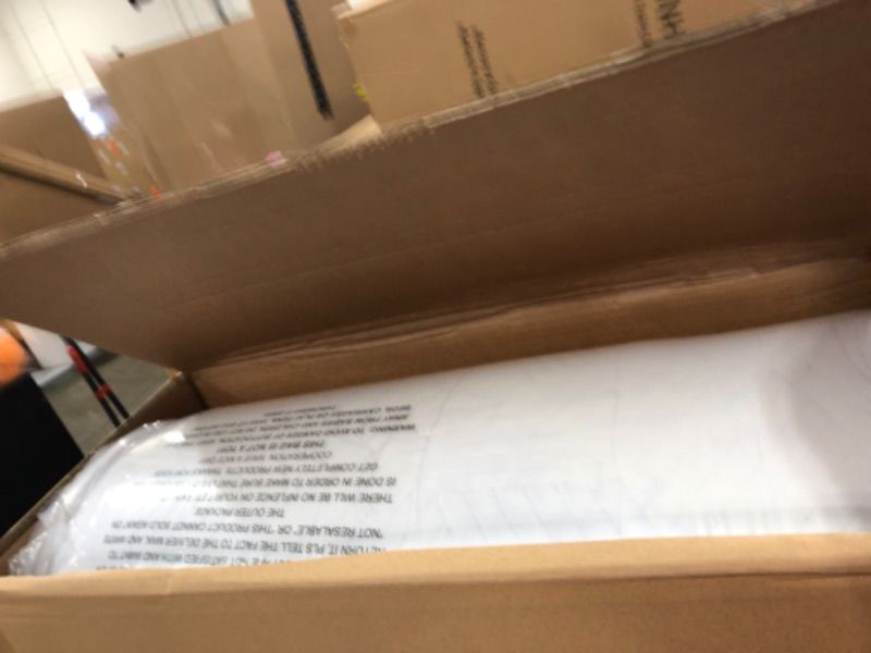 Photo 1 of 3 Inch King Memory Foam Mattress Topper, Ventilated Foam Topper with Cooling Cover, Mattress Pad with 18'' Deep Pocket, White King White