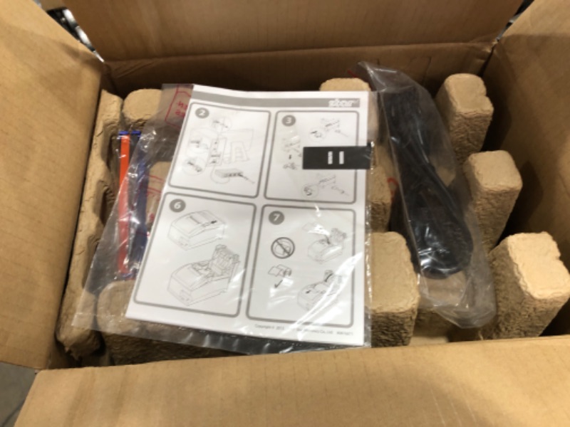 Photo 1 of Star Micronics SP742ME Ethernet (LAN) Impact Receipt Printer with Auto-cutter and Internal Power Supply - Gray