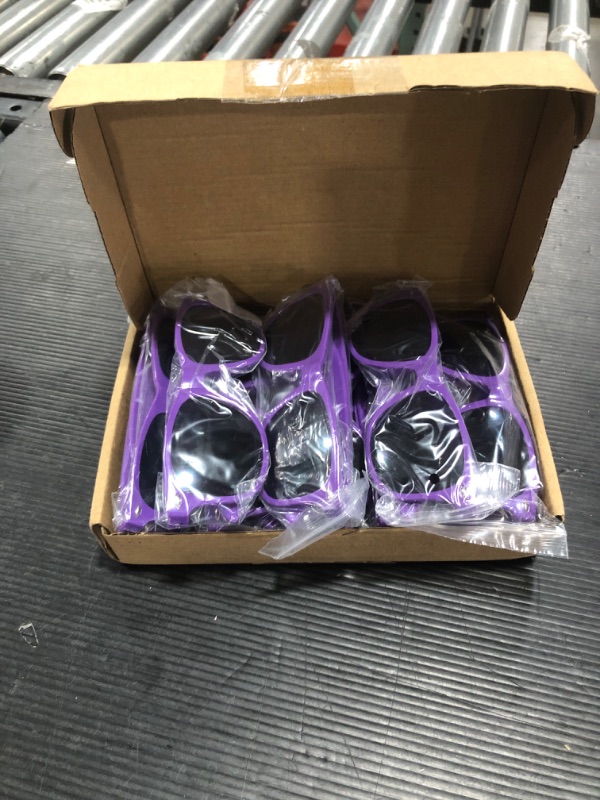 Photo 1 of 12 pack purple sunglasses