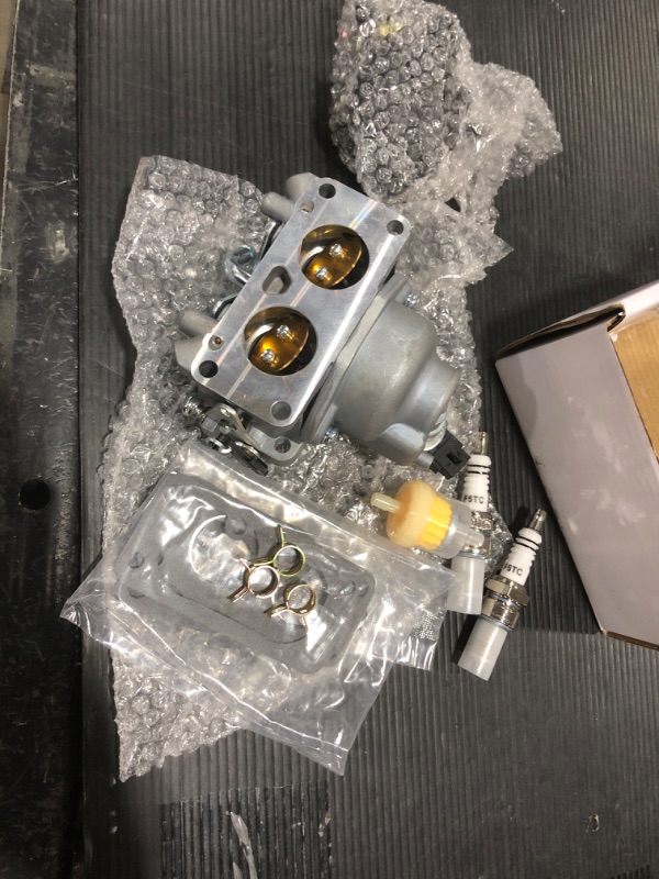 Photo 1 of 15004-1010 Carburetor with Fuel Pump Fit for Kawasaki Nikki FH721V FH641V FH601V FH661V FH680V FX801V 22HP Engine Carb Replaces 15004-0757 15003-7094 15004-1005 15004-0763 15003-0940
