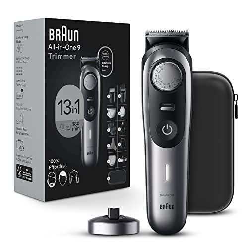 Photo 1 of Braun All-in-One Style Kit Series 9 9440, 13-in-1 Trimmer for Men with Beard Trimmer, Body Trimmer for Manscaping, Hair Clippers & More, Braun’s Sha
