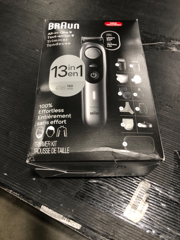 Photo 1 of Braun All-in-One Style Kit Series 9 9440, 13-in-1 Trimmer for Men with Beard Trimmer, Body Trimmer for Manscaping, Hair Clippers & More, Braun’s Sha
