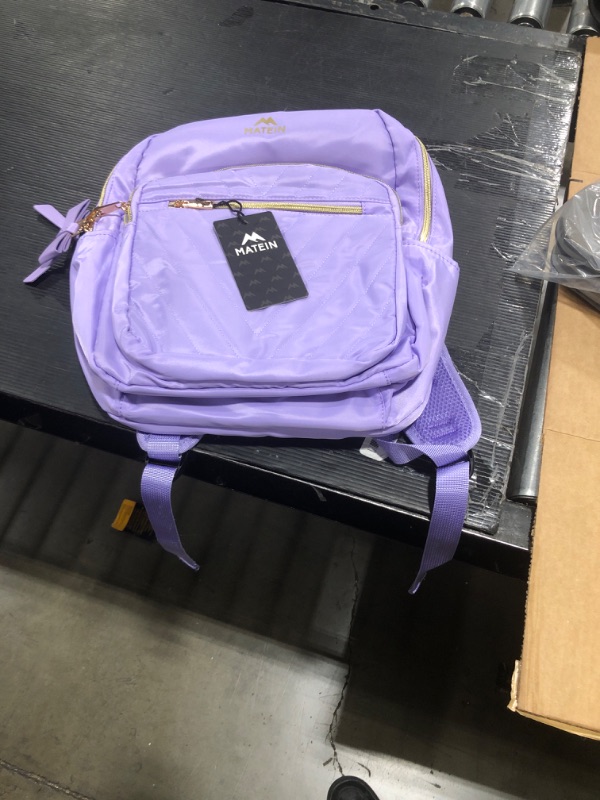 Photo 1 of MATEIN Womens Backpack Purse, Fashion Cute Bowknot Mini Backpack Purse with USB Charging Port, Waterproof Stylish Multipurpose Design Casual Daily Travel Backpack Ladies Handbags, 2pcs Sets, Purple Small Purple
