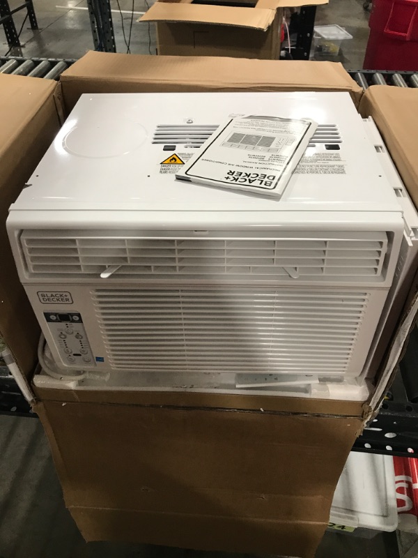 Photo 2 of BLACK+DECKER BD06WT6 6000 BTU Window Air Conditioner Unit, AC Cools Up to 250 Square Feet, Energy Efficient, White 