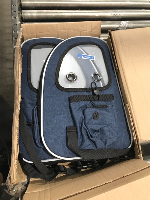 Photo 1 of Pecute Pet Carrier Backpack, Cat Backpack Carrier, Expandable with Breathable Mesh for Small Dogs or Cat