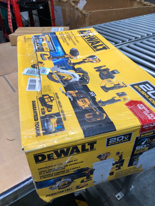 Photo 2 of **READ NOTES BEFORE PURCHASING ITEM** 
DEWALT 20V MAX Power Tool Combo Kit, 6-Tool Cordless Power Tool Set with 2 Batteries and Charger (DCK694P2)
