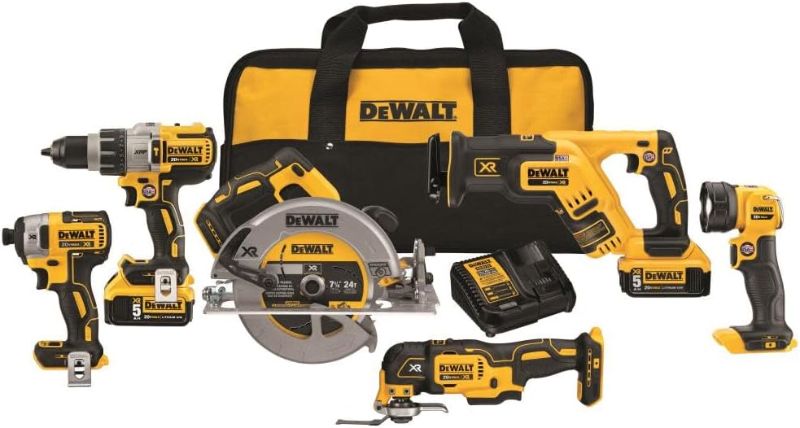 Photo 1 of **READ NOTES BEFORE PURCHASING ITEM** 
DEWALT 20V MAX Power Tool Combo Kit, 6-Tool Cordless Power Tool Set with 2 Batteries and Charger (DCK694P2)
