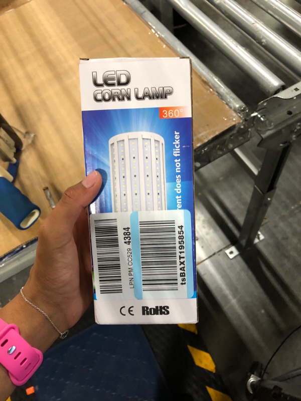 Photo 2 of 60W LED Corn Light Bulb, Large Mogul E39 Base, 6000-Lumen, 6500K Daylight Cool White,LED Corn Bulb for Large Area Garage Factory Warehouse Barn Shopping Mall Supermarket AC85V-265V
