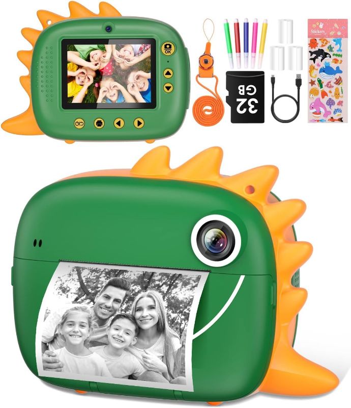 Photo 1 of **not working for primary purpose which is to take picture ***Kids Instant Camera for 3-8 Toddlers Boys Girls Christmas Birthday Gifts 2.4 Inch Screen 12MP / 1080P HD Video Camera Baby Instant Print Digital Camera
