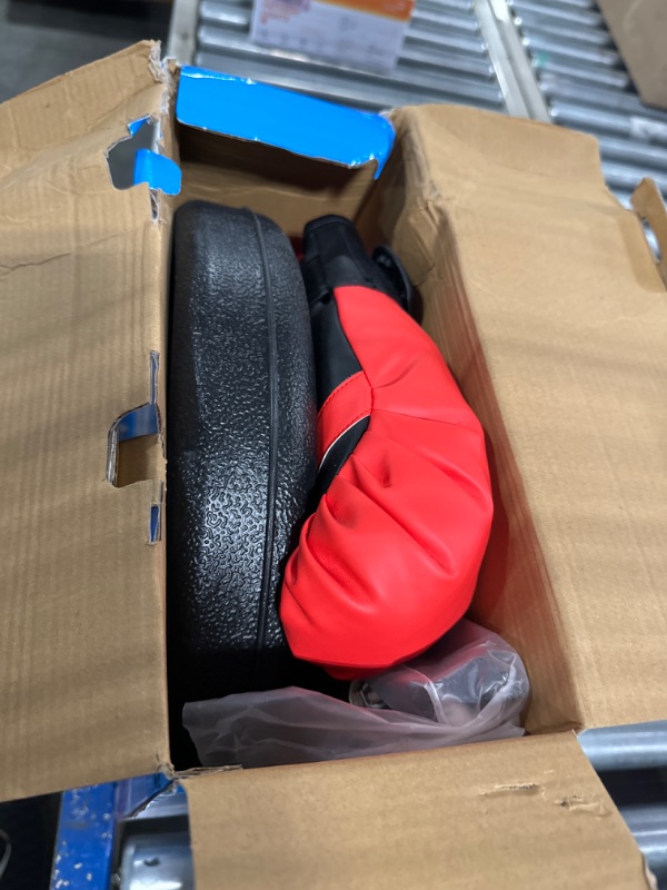 Photo 1 of Punching Bag for Ages 3 4 5 6 7 8+ Years Old Kids, Boxing Bag Set Toy with Boxing Gloves, Height Adjustable Punching Bag, Sport Toy for Boys & Girls, Ideal Christmas Birthday Gift for Kids Red ****USED*** 