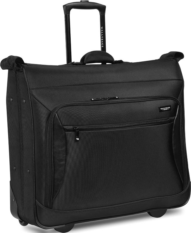 Photo 1 of ****USED**** WallyBags Solutions Rolling Garment Bag, Multiple Hangers and Made for Men and Women, Black,