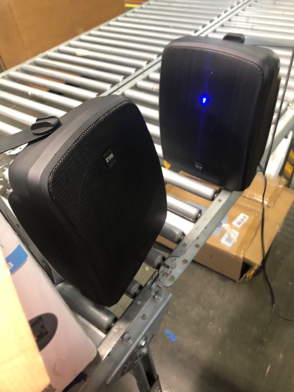 Photo 3 of ***MISSING PARTS****
Pyle Outdoor Waterproof Wireless Bluetooth Speaker - 6.5 Inch Pair 2-Way Weatherproof Wall/Ceiling Mounted Dual Speakers w/Heavy Duty Grill, Universal Mount, Patio, Indoor Use PDWR64BTB (Black) 6.5 in 800 Watt Speaker Black