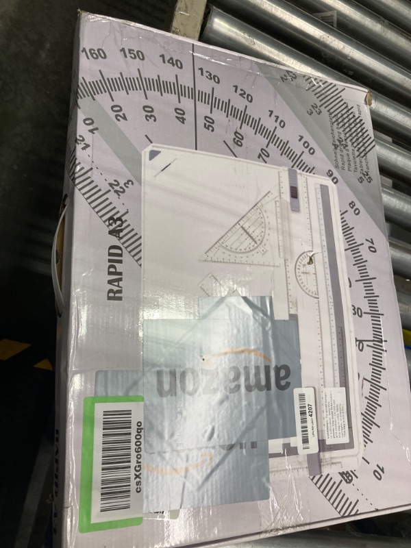 Photo 3 of ***DIRTY*** A3 Portable Drawing Board, Multi-Function Metric Drafting Table with Clear Rule Parallel Motion and Angle Adjustable Measuring System