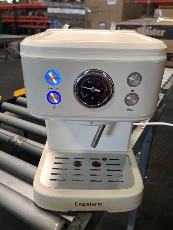 Photo 3 of ***USED*** Espresso Machine Latte Coffee Makers 20 Bar, 3 IN 1 Professional Cappuccino Machine with E.S.E Pod and Milk Frother Steam Wand Compatible for NS Original Capsules for Home Brewing Casual