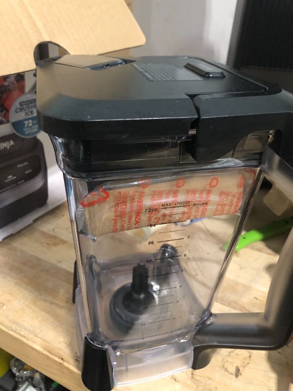 Photo 4 of ** NO BASE** **PARTS ONLY NO RETURNS **Ninja Professional Blender 1000, CO650B, 1000-Watt Motor Base, 72 oz, Black (Casual) Grey  no base 