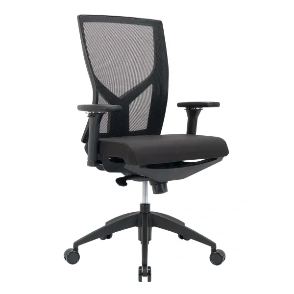 Photo 1 of *** NOT FUNCTIONAL SELLING AS PARTS NO RETURNS****
® Oceanic Mesh/Fabric Ergonomic High-Back Executive Chair, Black, BIFMA Compliant
