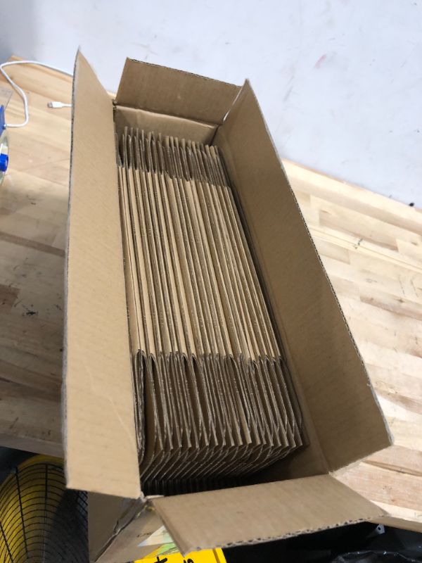 Photo 3 of Shipping Boxes 9x6x4 Set of 20, Corrugated Cardboard Box for Packing Small Business, Brown