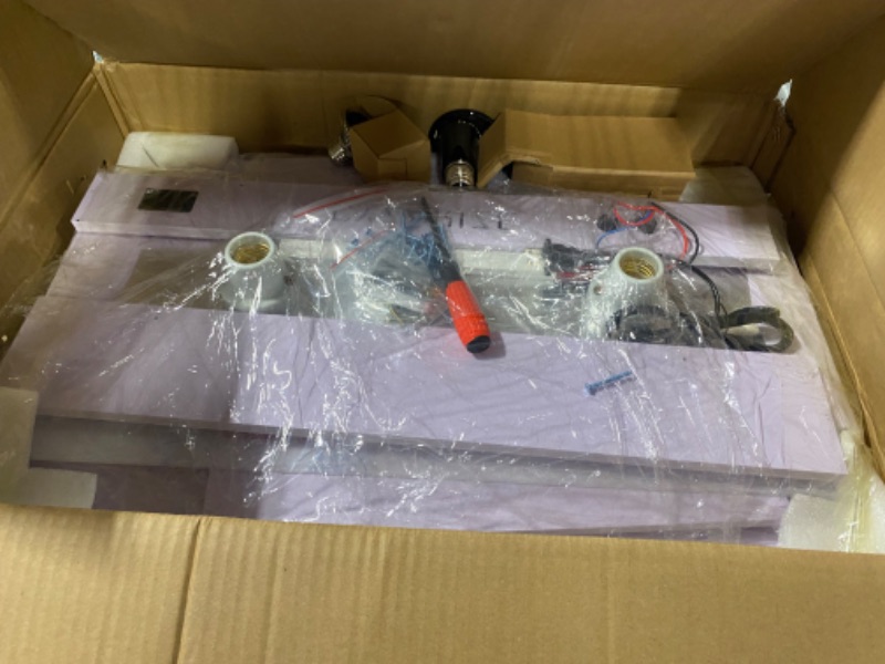 Photo 1 of Chicken Brooder Box Chick Brooding Box with Heat Lamp Ideal for Chicks/Ducks/Quail/Rutin Chicken Brooder Box - Holds 12-18 Chicks