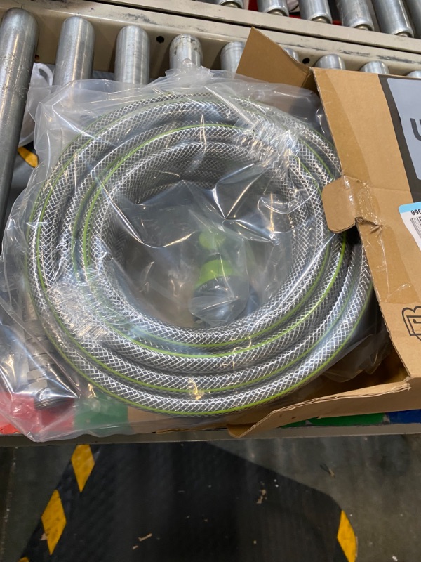 Photo 3 of 
Flexible Garden Hose 50 FT - Heavy Duty Non-Expandable 50FT Outdoor Water Hose Pipe, 1/2" x 50Feet, 3/4" Solid Swivel Fittings, 50 Feet, Kink and Leak Proof