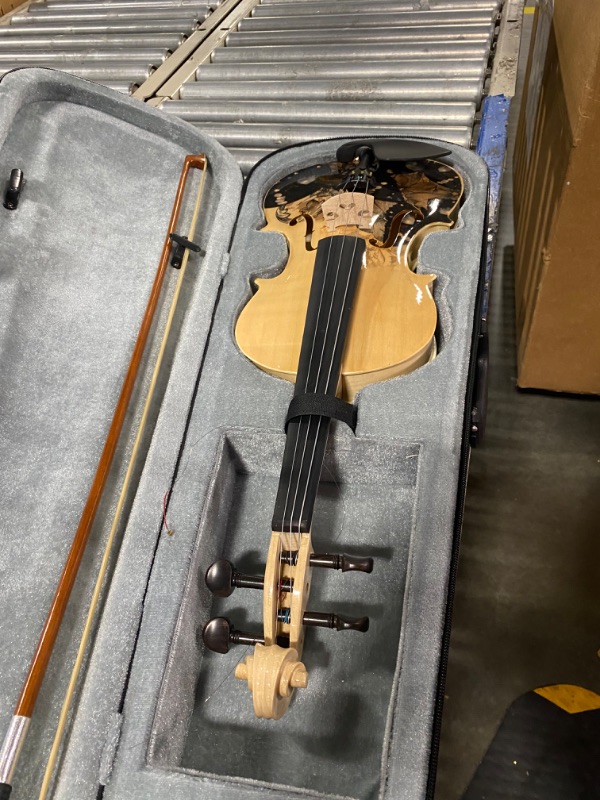 Photo 4 of Aliyes Distinctive Artistic Violin Set Designed for Beginners/Students/Kids/adults with Hard Case