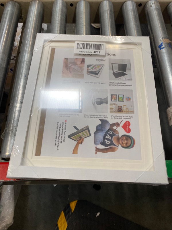 Photo 1 of 11x14 white photo frame