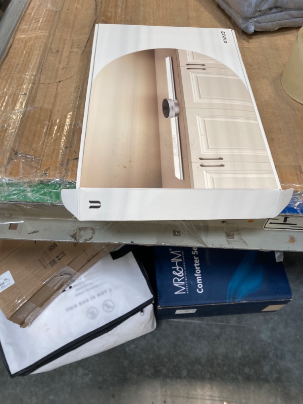 Photo 1 of ****USED*** EZVALO Under Cabinet Lighting, Motion Sensor Light Indoor, 5000mAh Rechargeable Battery, Hand Sweep Hover Dimming, 3 Modes Night Light, Stick on LED Closet Light for Kitchen wardrobe Workbench