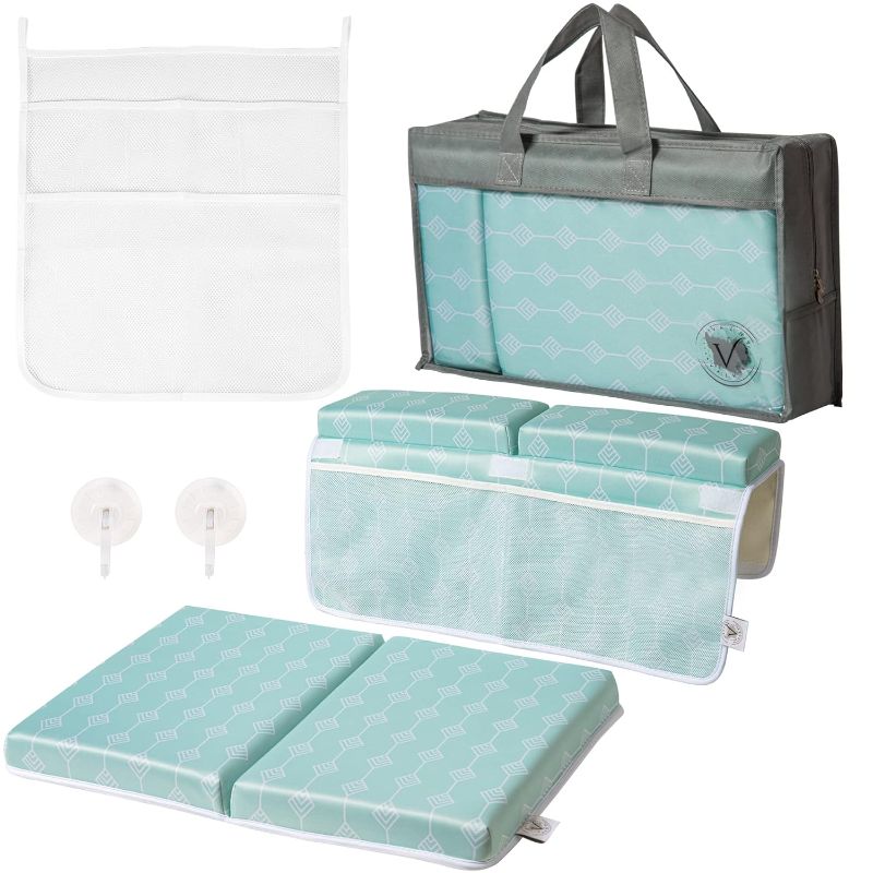 Photo 1 of ***USED*****Extra Large Premium Size Bath Kneeler and Elbow Rest Pad Set. Made with Top Notch Quality Materials. Extra Thick Foam Padding for Ultimate Comfort. 5pc Set. Perfect for Parents and Pet Lovers.
