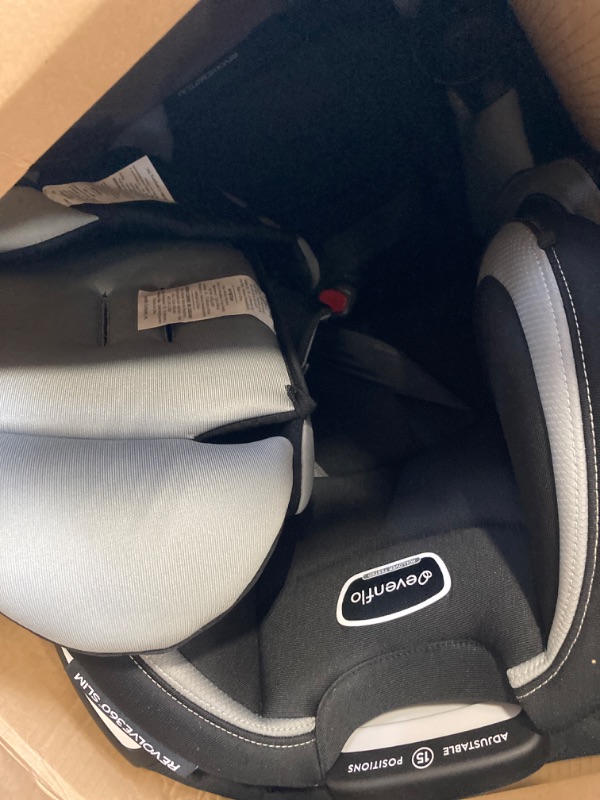 Photo 3 of ****USED*** Evenflo Revolve 360 Slim 2-in-1 Rotational Convertible Car Seat with Quick Clean Cover