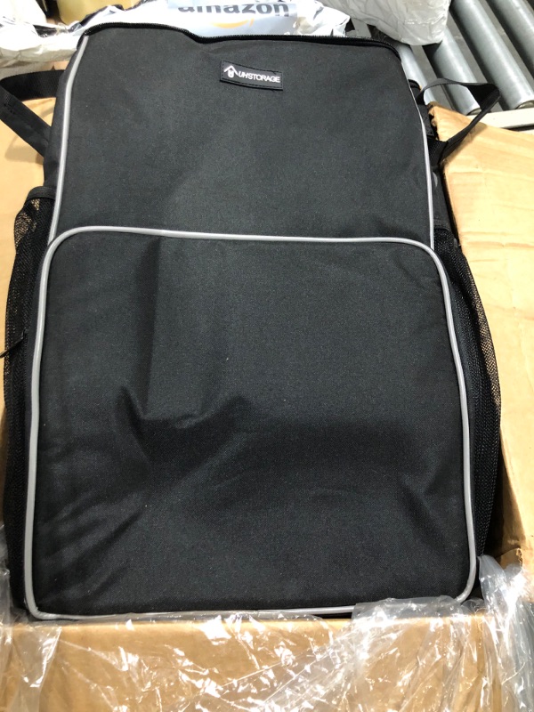 Photo 3 of ***STOCK PHOTO SIMILAR ITEM***Shopping Cart Replacement Bag, Trolley Waterproof Spare Bag, with Side Pockets and Front Pocket, Storage Bag Black