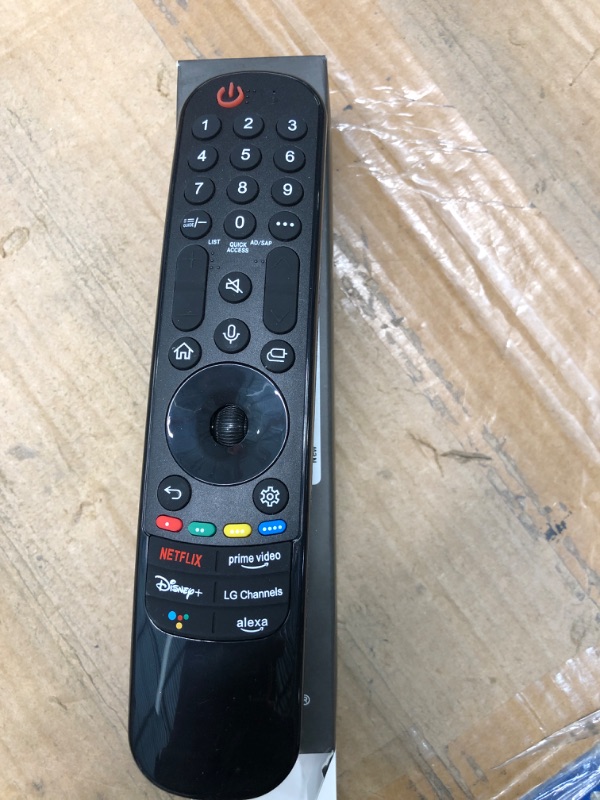 Photo 3 of ****USED** New Replacement LG TV Remote for All LG Smart TVs, LG Magic Remote Control MR22GA/GN with Voice and Pointer Function. Compatible with All 2018-2022 LG Smart TVs. ThinQ OLED WebOS UHD. 1-Year Warranty.