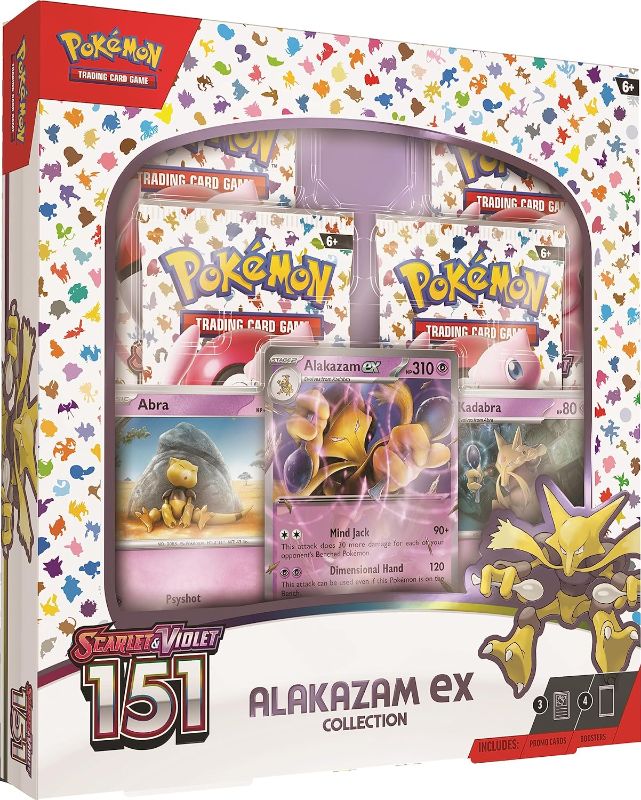 Photo 1 of ***USED***MISSING CARDS**Pokemon TCG Scarlet & Violet 3.5 Pokemon 151 Alakazam Ex Box
