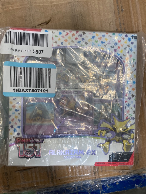 Photo 2 of ***USED***MISSING CARDS**Pokemon TCG Scarlet & Violet 3.5 Pokemon 151 Alakazam Ex Box
