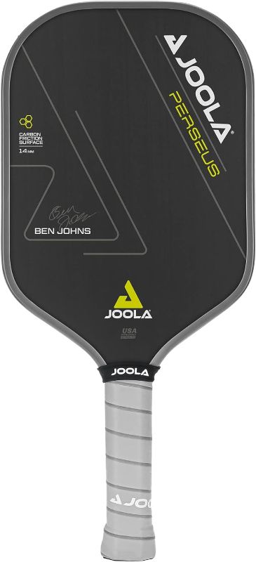 Photo 1 of ***DIFF COLOR***
JOOLA Ben Johns Perseus Pickleball Paddle with Charged Surface Technology for Increased Power & Feel - Fully Encased Carbon Fiber Pickleball Paddle w/Larger Sweet Spot - USAPA Approved.
