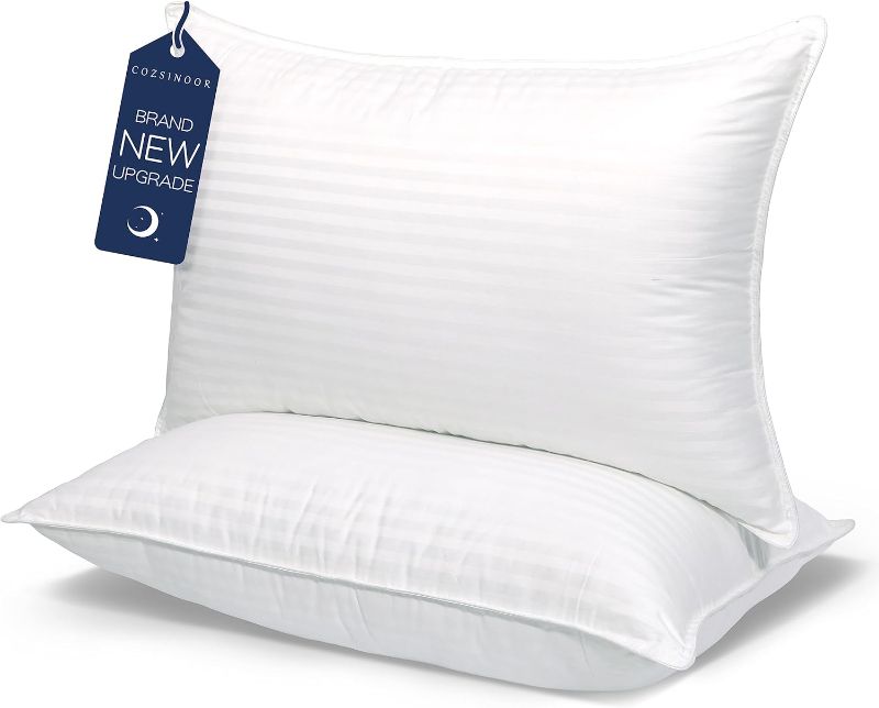 Photo 1 of ****USED** COZSINOOR King Size Bed Pillows for Sleeping: Hotel Quality, Set of 2 - Down Alternative Microfiber Filled for Back, Stomach, Side Sleepers, Breathable, and Skin-Friendly