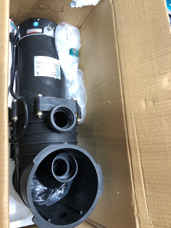 Photo 4 of ****USED*** Pool Pump Above Ground/Inground, 2 HP 6900GPH Powerful Selfpriming Pool Pumps for 15,000-31,000 Gallons Pools, Dual Voltage Swimming Pool Pump with Strainer Basket & Drain Plug (2.0HP)