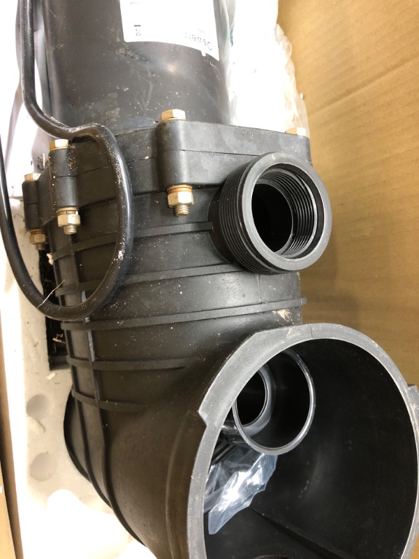 Photo 6 of ****USED*** Pool Pump Above Ground/Inground, 2 HP 6900GPH Powerful Selfpriming Pool Pumps for 15,000-31,000 Gallons Pools, Dual Voltage Swimming Pool Pump with Strainer Basket & Drain Plug (2.0HP)