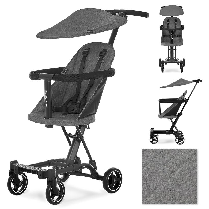 Photo 1 of ***NEEDS TO BE CLEANED***
Coast Rider Umbrella Stroller, Lightweight Stroller with Compact Fold, One Hand Easy Fold Baby Stroller, Removable Canopy, Adjustable Handle and Soft-Ride Wheels, Gray
