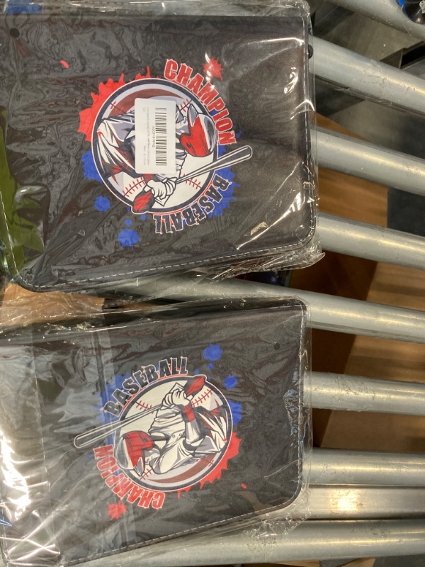 Photo 1 of ***2 PACK*** Baseball Card Binder 4-Pocket, Card Binder for Baseball with Sleeves Sports Card Binder Collectible Trading Card Holder Albums Fits 440 Cards with 55 Removable Sleeves, Gifts for Children
