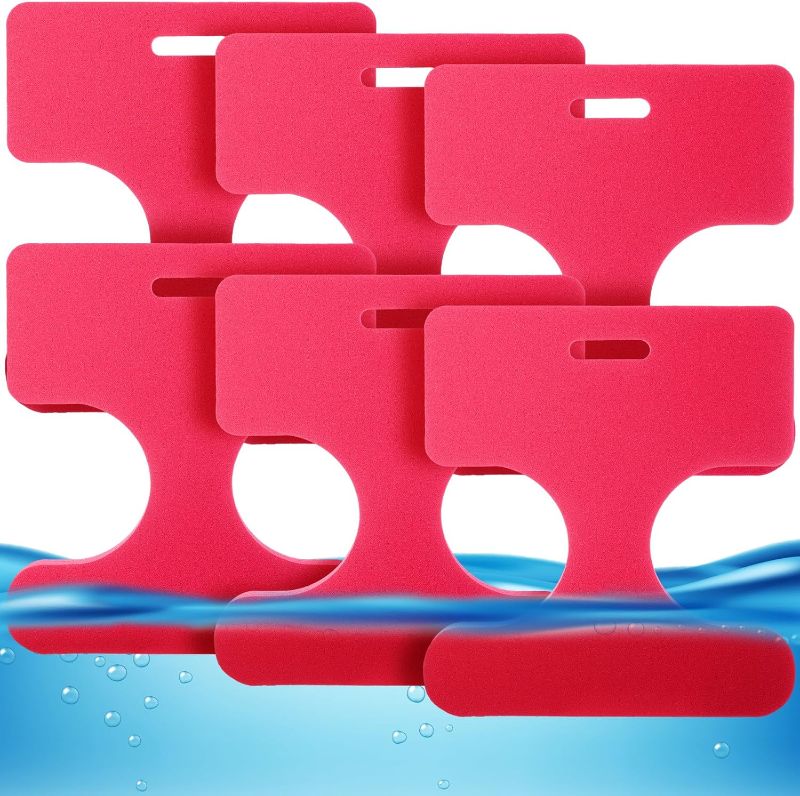 Photo 1 of 6 Pcs Foam Water Saddle for Adults Boys and Girls Comfortable Pool Seat Lake Floats Ultra Buoyant Swim Float Double Layer Thickened Foam Pool Float for Summer River Water Park Beach
